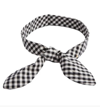 WOVEN BOW BELT GINGHAM