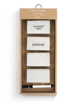 WRITE ON Place Cards Set of 4