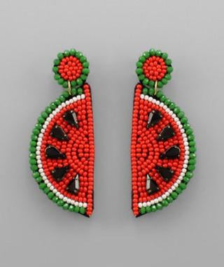 Watermelon Jeweled Earring