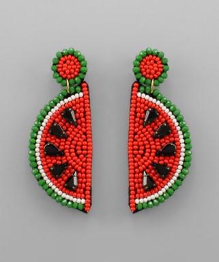 Watermelon Jeweled Earring