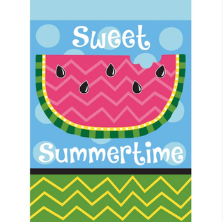Watermelon Sweet Garden Flag