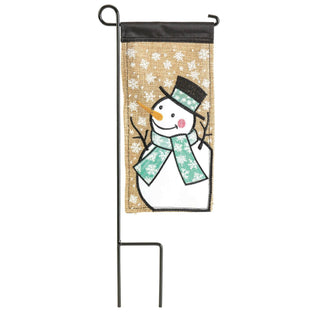 Snowman Mini Garden Flag
