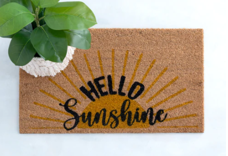 Welcome Sunshine Doormat
