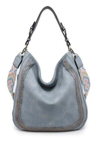 Whipstich Crossbody Blue