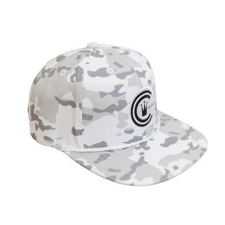White Camo Cash & Co Hat - Kids