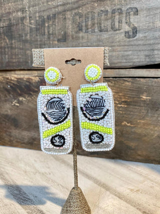 White Claw Earring Lime