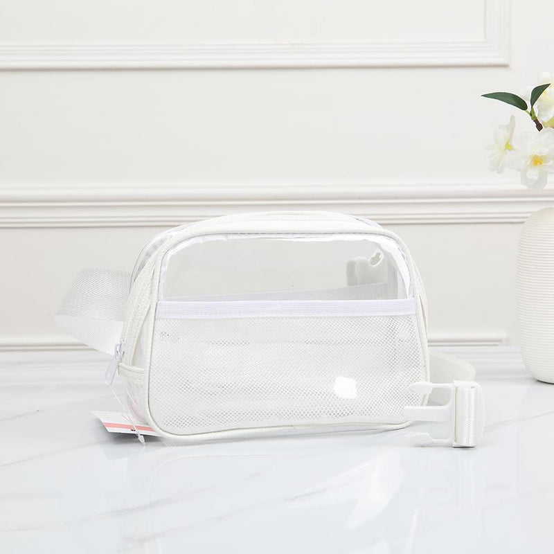 White Clear Fanny Bag