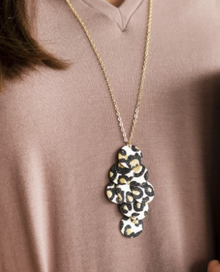 White Leopard Whitney Necklace