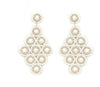 White Luna Earring