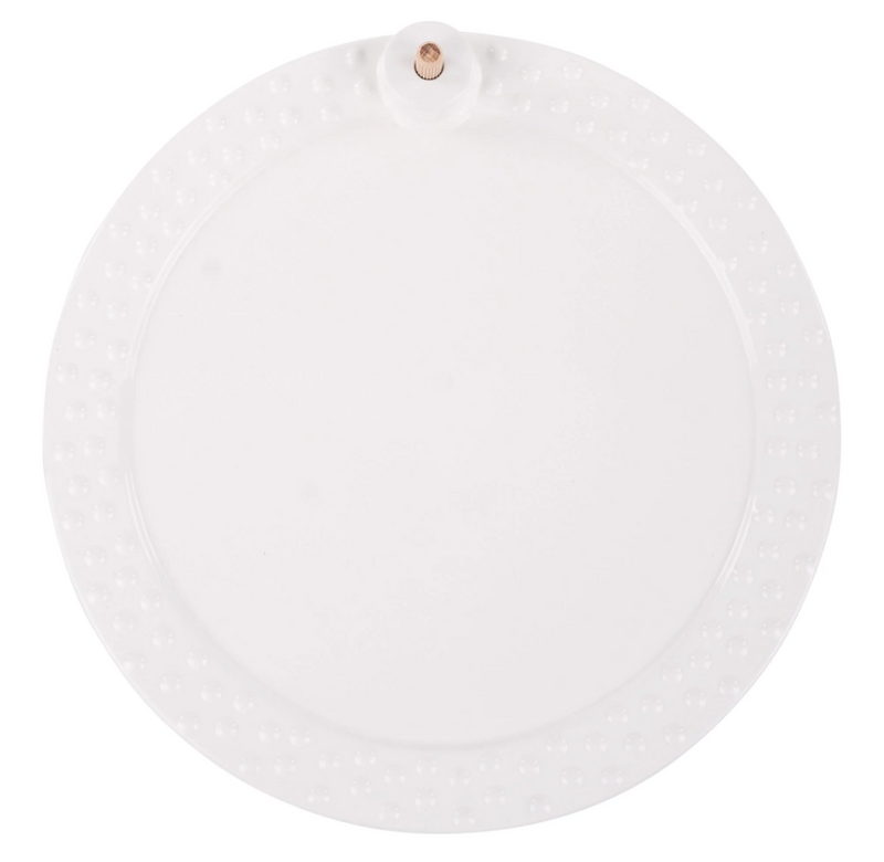 White Round Interchnageable Platter