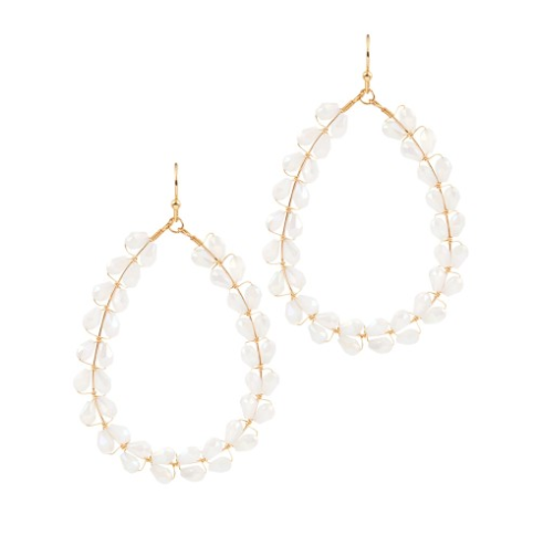 White Sophie Earring