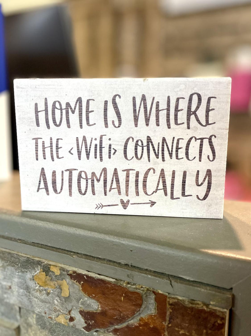 Wifi Connects Sign