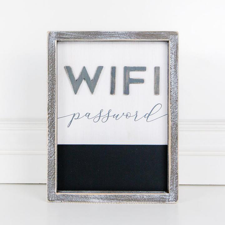 Wifi Password Chalk Sign