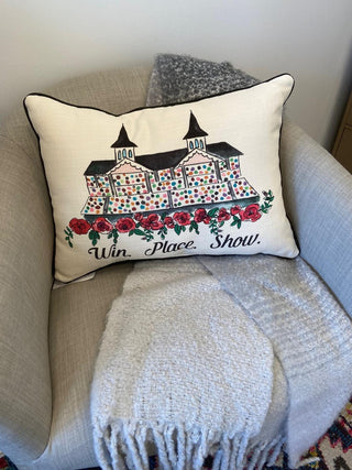 Win Place Show Pillow