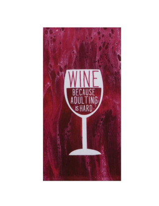 Wine Adulting Towel