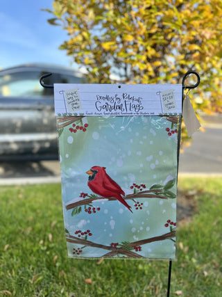 Winterbird Garden Flag