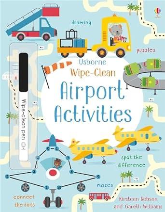 Wipe Clean Airport Activity Book