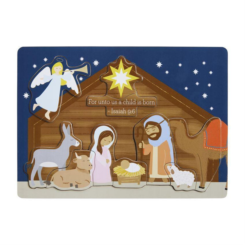 Wood Nativity Puzzle