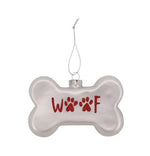Woof Dog Bone Ornament