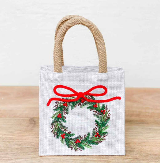 Wreath Gift Tote