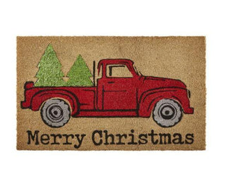 X-mas Truck With Tree Mat