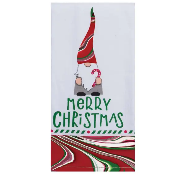 Xmas Merry Gnome Towel