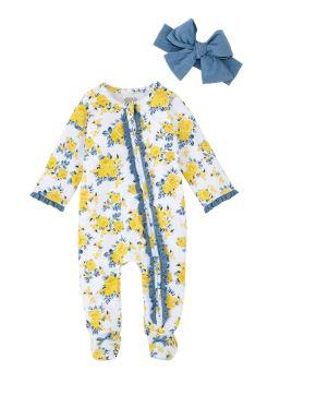 Yellow Floral Sleeper