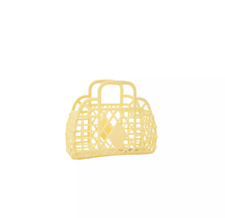 Yellow Mini Retro Basket