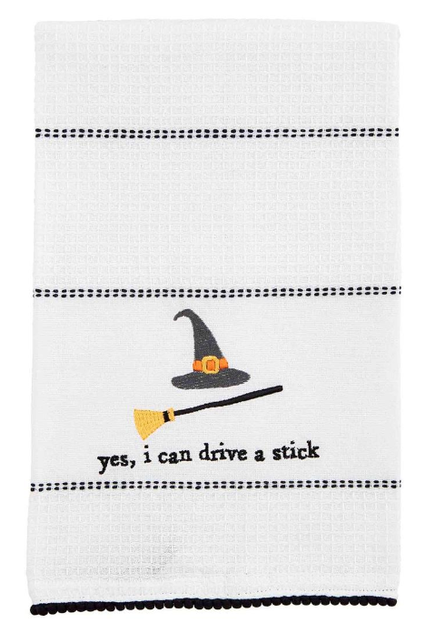 Yes Halloween Waffle Towel