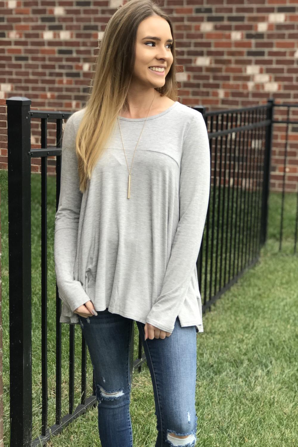 Yoke Knit Top