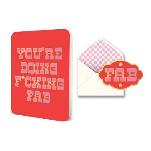 You're Doing Fab Card