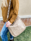 Aris Whipstich Crossbody Stone