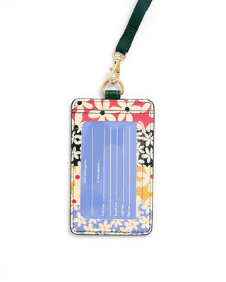 Card Case With Lanyard-Daises