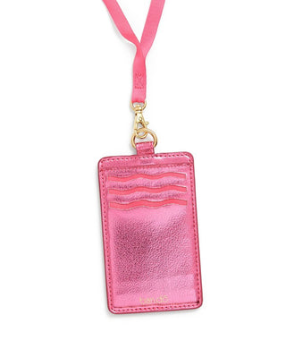 Card Case With Lanyard-Pink