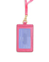 Card Case With Lanyard-Pink
