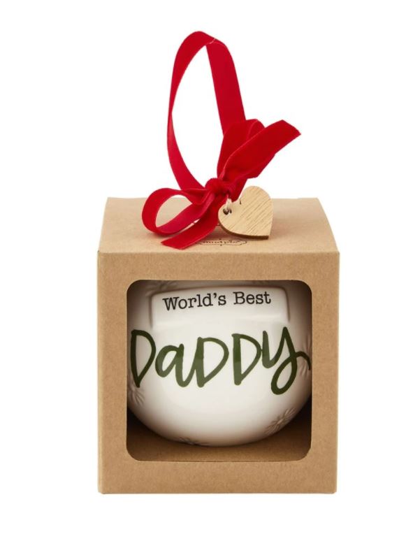 Daddy Round Ornament