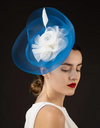 Blue Spotlight Fascinator