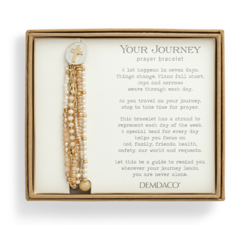 Champagne Prayer Bracelet