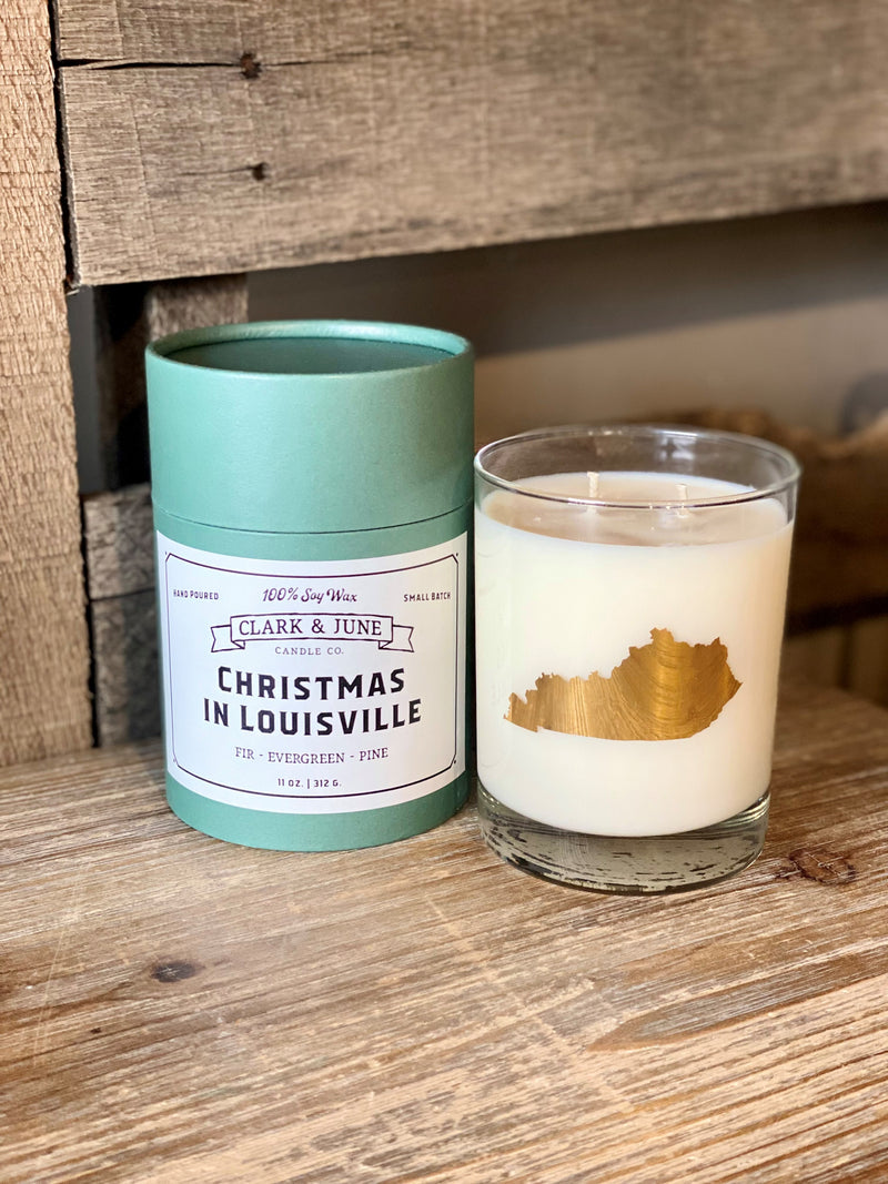 Christmas Louisville Candle