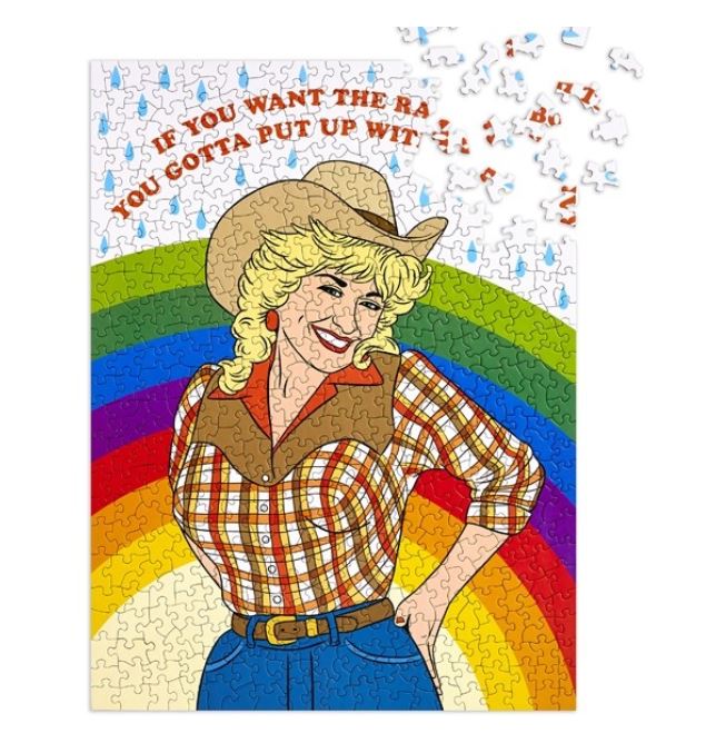 Cowgirl Rainbow Puzzle