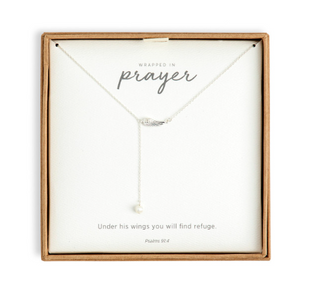 Silver Dainty Wing Necklace