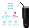 Black 40oz Mega Mug