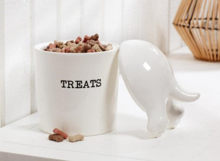 Dog Tail Treat Canister