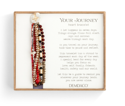 Garnet Prayer Bracelet