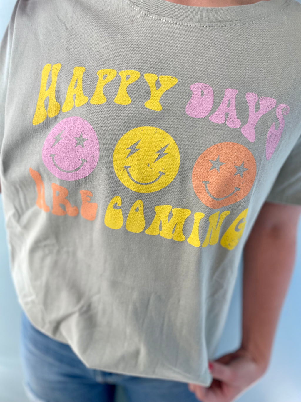 Happy Days Coming Graphic Tee