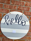 Hello Interchangeable Door Hanger