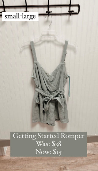 Getting Started Romper