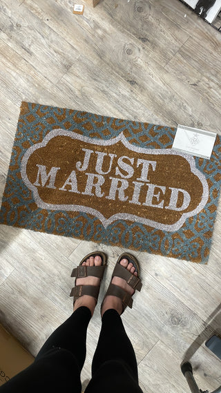 Just Married Doormat
