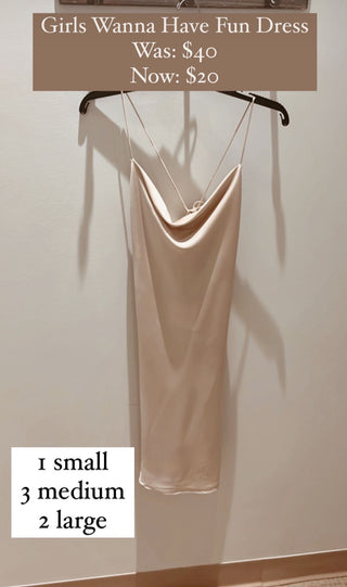 Girls Wanna Have Fun Dress