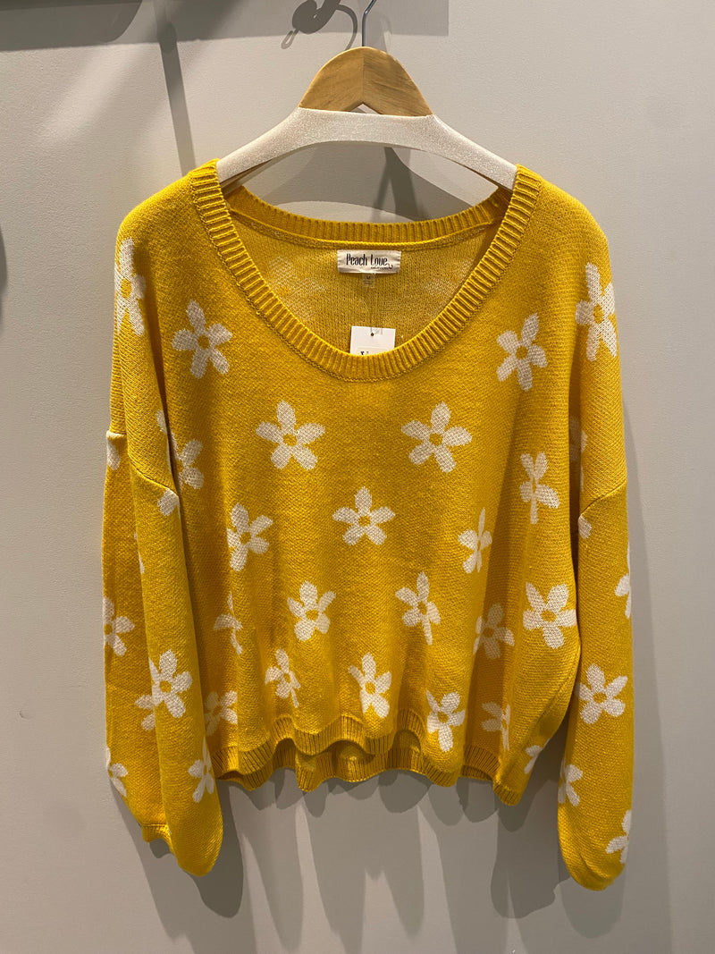 Field Of Dasies Sweater